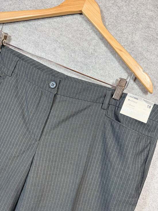 New York & Company Pants - CityStretch‎ 7th Avenue Bootcut Ine Striped Pants Size 18 Average